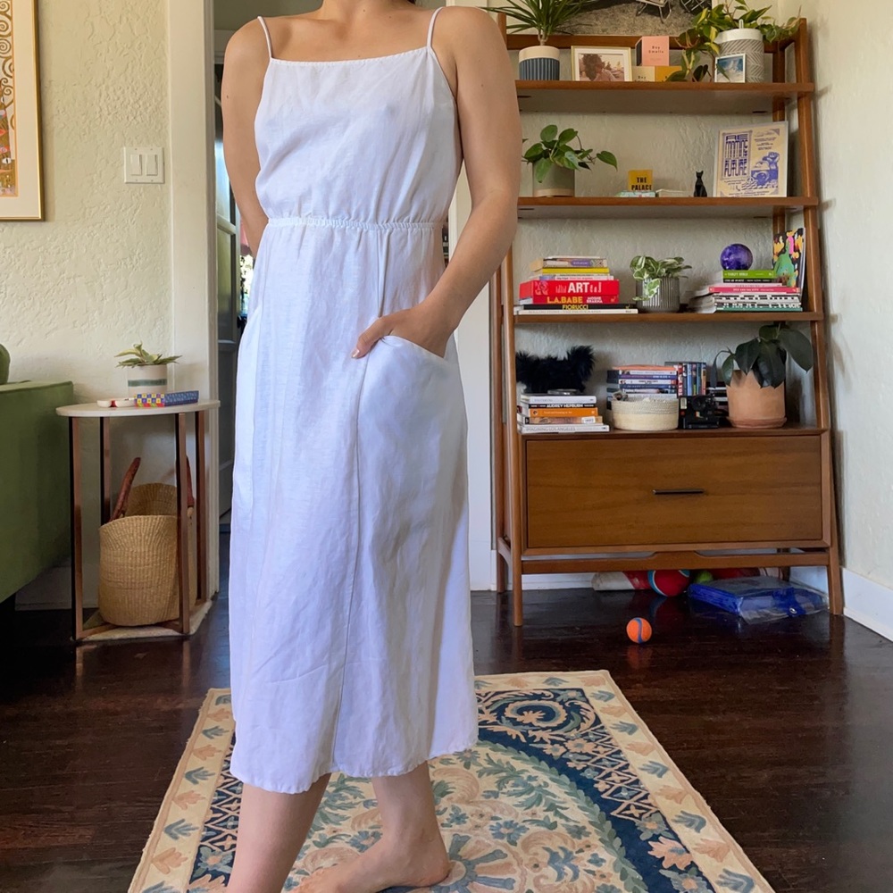 Reformation sample sale linen dress
